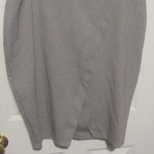 Torrid Gray Wrap Ponte Pencil Skirt